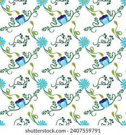 Free vector hand drawn a w colors pattern