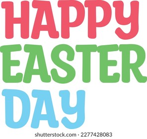 Free vector happy easter card in doodle style