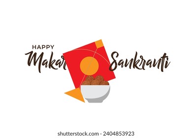 Festival libre de vector feliz makar sankranti