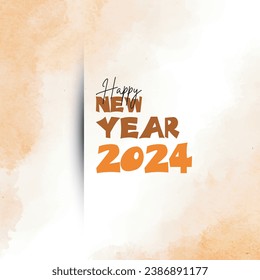 Gratuito vector feliz año nuevo 2024 fondo de vacaciones con vector decoración de fuegos artificiales