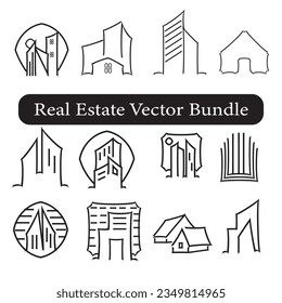 Free vector home icons collection