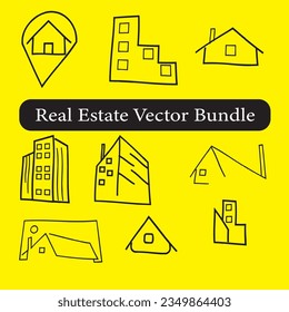 Free vector home icons collection