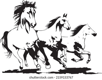 Free Vector horse, free vector graphics and clipart matching horse.eps