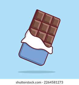 Free vector icon chocolate bar cartoon illustration