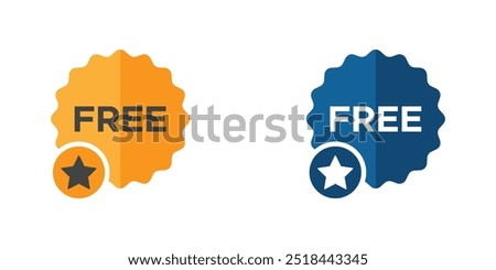 Free vector icons with star sign