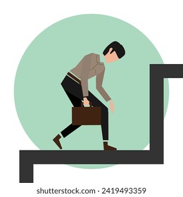 Free vector illustration businessman poses