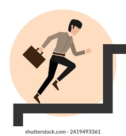 Free vector illustration businessman poses
