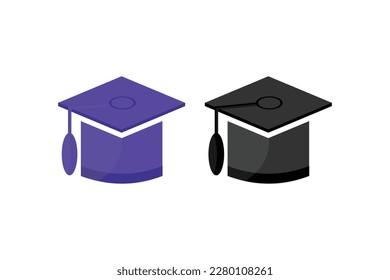 Ilustración vectorial libre del sombrero de graduación