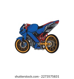 Free vector illustration of motorcycle 