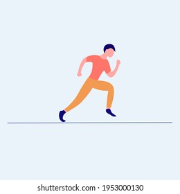 Free vector illustration run people
Perfect for book cover, banner template, healthy etc