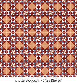 Free vector illustration of tiles textured pattern