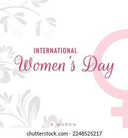 Free vector illustration for women's day