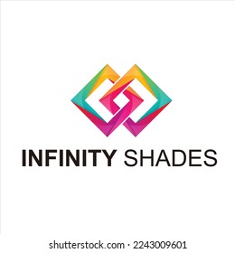 sombras de infinito vectorial libre coloreadas