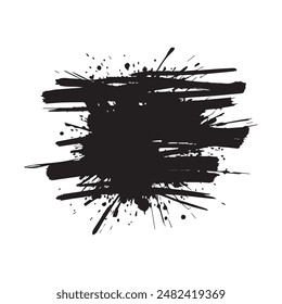 Free vector ink brush stroke collection