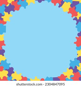 Free vector international asperger’s awareness day in flat editable design