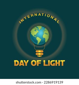 Free Vector International day of light Illustration