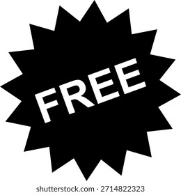 Ilustración de etiqueta de Vector gratis. Pegatina gratis, insignia, etiqueta. Gratis, icono, Recargo, acción, publicidad, publicidad, fondo, insignia, Anuncio, mejor, bono