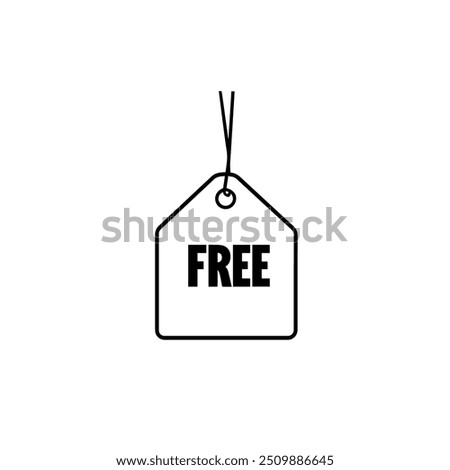 Free vector label illustration. Free sticker, badge, tag. Free, icon, charge, action, advertisement, advertising, background, badge, banner, best, bonus