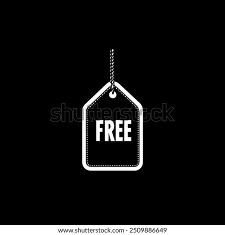 Free vector label illustration. Free sticker, badge, tag. Free, icon, charge, action, advertisement, advertising, background, badge, banner, best, bonus