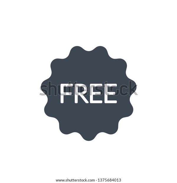 Free vector label illustration. Free\
sticker, badge, tag. Free, icon, charge, action, advertisement,\
advertising, background, badge, banner, best,\
bonus