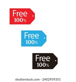 Free vector label illustration. Free stickers, badges, tags. Free, icon, cost, action, ad, background, badge, best, bonus
