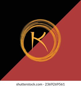 Free vector letter logo K modern logo design