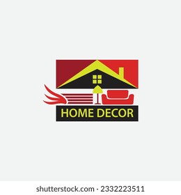 Diseño de logotipo vectorial libre para la decoración inmobiliaria