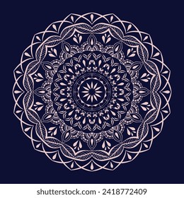 free vector luxury arabic mandala design 