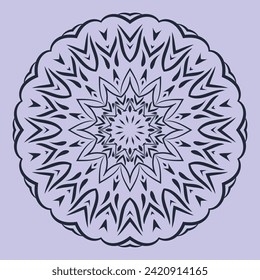 freier Vektorluxus arabischer Mandala-Design 