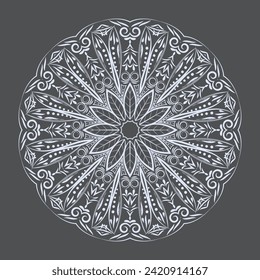 free vector luxury arabic mandala design 