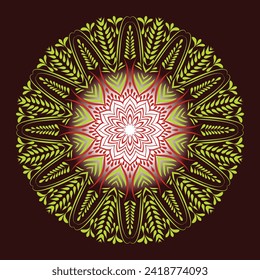 free vector luxury art floral mandala design 