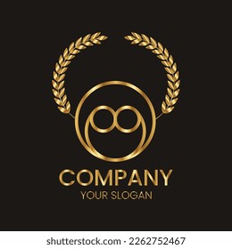 Free vector luxury logo design for branding.