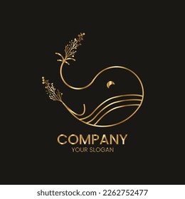 Free vector luxury logo design for branding.