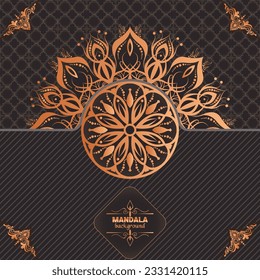 Free Vector Mandala floral design, flower, pattern, Henna, tattoo illustration on Colorful background