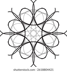 Free Vector Mandala White Background . geometric and decorative mandala for print, poster, book cover, brochure, flyer, banner