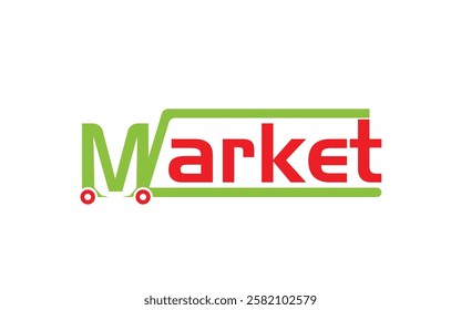 Free Vector market place shopping Logo Brand