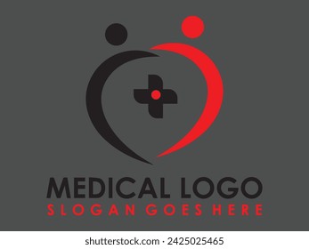 Free vector and mock up  medical logo template template Vector vector set of medical healthcare logo template premium vector Free health care logo icon Free mock up  