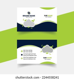 Free vector modern business cards template