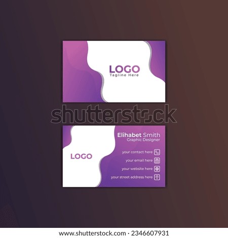 Free vector Modern Company BusinessCard Design Template