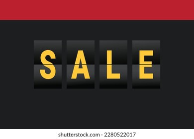 Free vector modern sale banner with text space area
