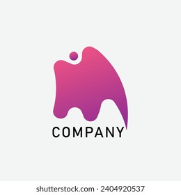 Free vector modern unique gradient logo design illustration