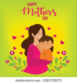 Free Vector Mother's Day illustration