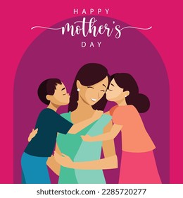 Free Vector Mother's Day illustration