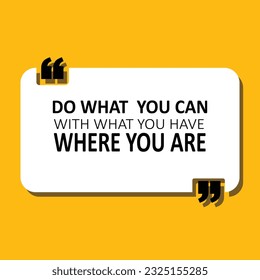 Free Vector Motivational qoutes design