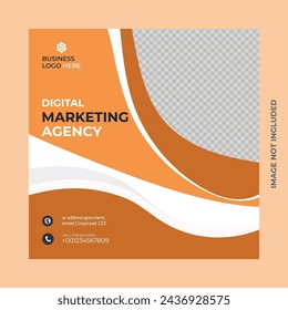 Free vector new template social media instagram business