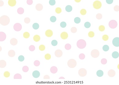 Free vector nice background with colorful dots. Layout with circle shapes. Glitter abstract illustration with drops. Completely new template for your design.