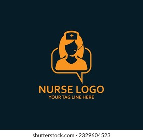 Free vector Nurse logo design template