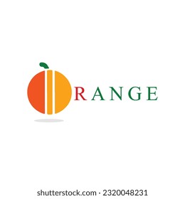 Free Vector orange logo template design