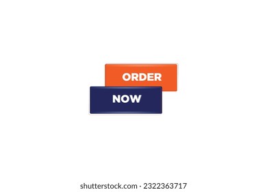 Free vector order now banner illustration