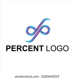 free vector percent logo colorfull